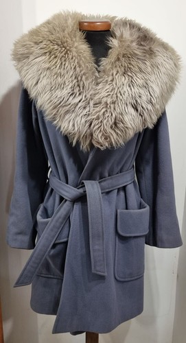 Cappotto collo pelliccia - cappotto,
