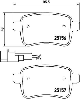 Brembo p23133 kit pastiglie - p23133,