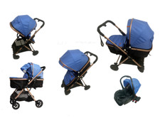 Passeggino carrozzina trio - passeggino,