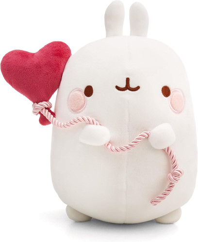 Peluche molang con - con, palloncino
