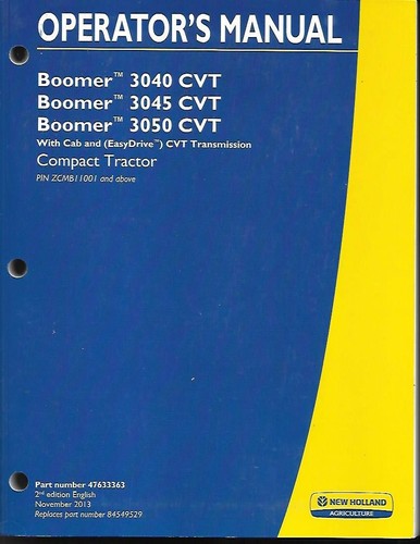 Manuale operatori trattore new - manuale,