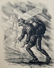 Soldato e Cristo con croce