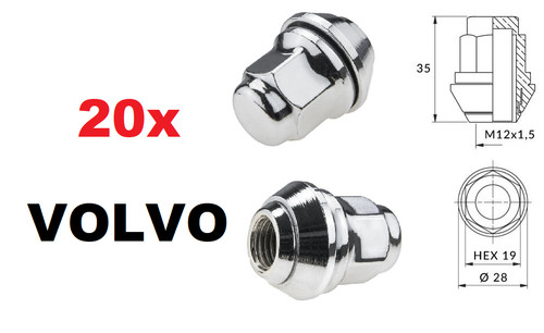 Kit m12x1 d28 dadi ruota - kit,