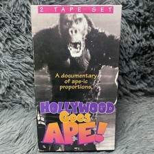 Hollywood Goes Ape VHS Tape