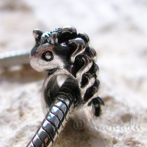 Unicorno europeo charm perline - unicorno,