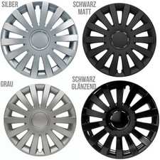 Copricerchi 13 - 17 pollici nero argento grigio vento copricerchi SPEDIZIONE GRATUITA