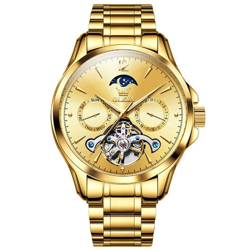 Orologio automatico olevs oro - automatico,