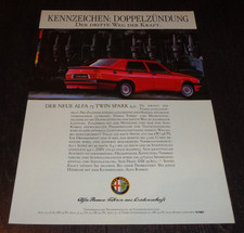 Pubblicità Alfa Romeo 75 Twin