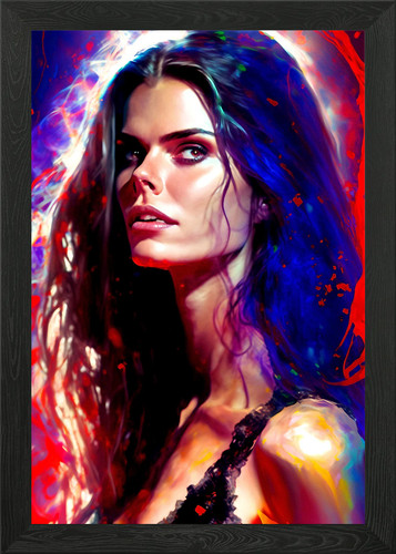Bellissimo quadro ragazza con