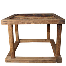 Antica torre giapponese in legno Yagura Kotatsu braciere riscaldatore strumento WO463