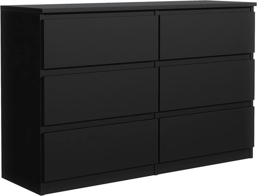 Cassettiera nera con - cassettiera,