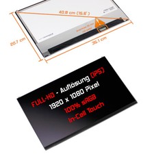Display touch LED 15,6" opaco