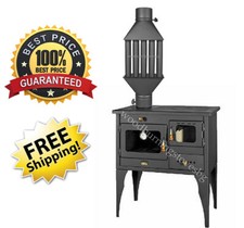 Cucina Stufa A Legna Uscita a Sinistra  Prity 1P34L 10kw./ Scambiatori di calore