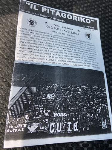 Fanzine ultras crotone - fanzine,
