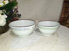 VINTAGE  DUE SCODELLE RICHARD GINORI CERAMICA DIAM 13 e 11  DECORO  WIIFII 