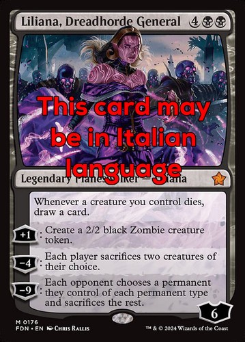 Mtg liliana dreadhorde - mtg, liliana,