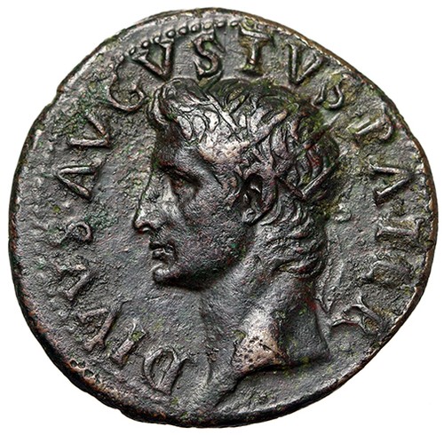 Divus augustus dupondius - augustus,