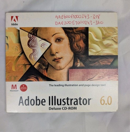 Adobe illustrator 1995 - 6.0,