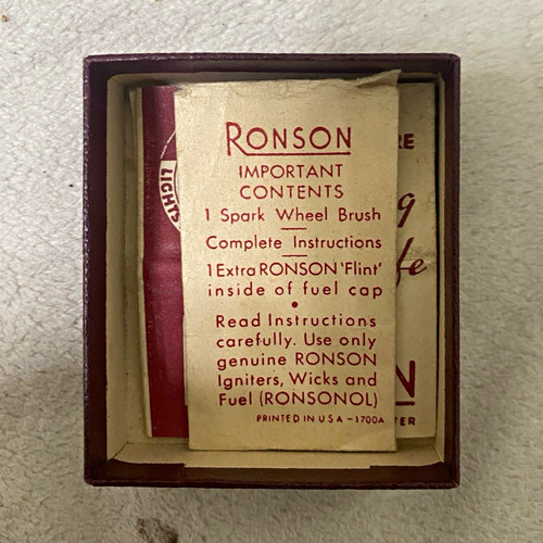Ronson standard lighter - ronson, no
