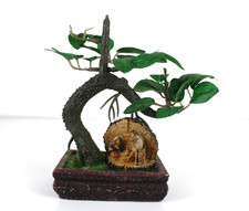 Mini Presepe Diorama Natalizio VINTAGE Statuine Pastori Natività Resina Natale