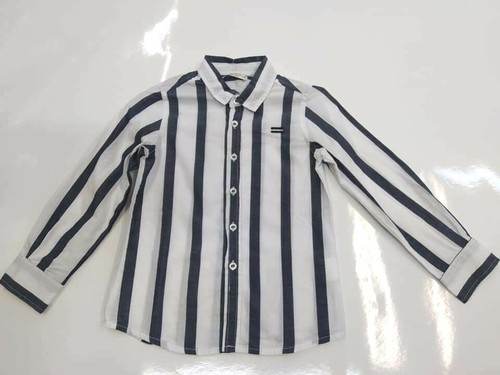 Camicia bianca righe - bianca, ragazo