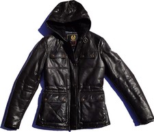 Belstaff giacca pelle - pelle, nera