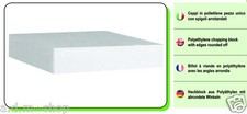 tagliere in polietilene - ceppo  -polietilene bianco cm 100 x 50 x 5