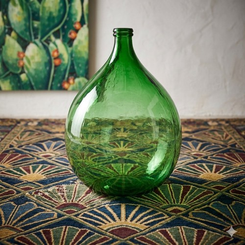 Damigiana vetro verde da - damigiana,