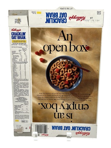 Scatola cereali crusca