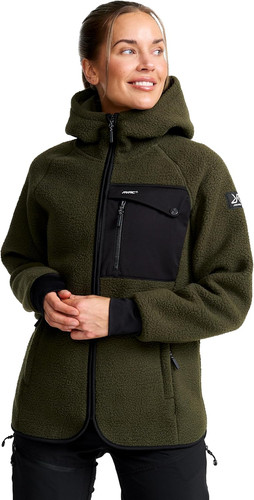 Sherpa hoodie donna - sherpa, da