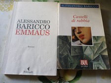 2 Romanzi Alessandro Baricco Emmaus + Castelli Di Rabbia