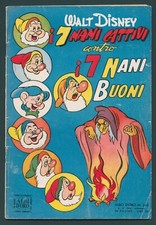 Biancaneve Sette Nani Cattivi Storia Italiana Inedita USA Disney 1952 RARA