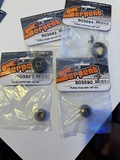 Lotto pulegge in alluminio Serpent 977 988 989.  903592 903594 903593 903590 Rc Drag