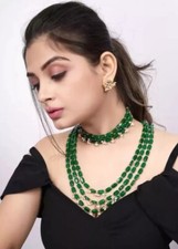 Collana capelli perle lunghi