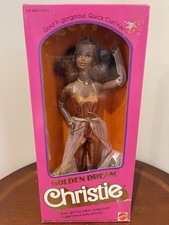 VINTAGE 1980 GOLDEN DREAM CHRISTIE BARBIE NRFB #3249