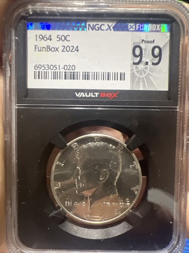 1964 ngc proof kennedy - ngc, 9,9