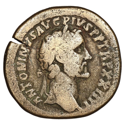 Moneta romana antonino - moneta, pio