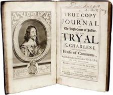 NALSON, John. For The Tryal of K. Charles I - FIRST EDITION - 1684
