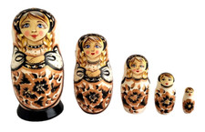 Matriosca Bambole 5 Pezzi