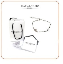 BRACCIALE IN ARGENTO 925 -   MODELLO ROSARIO ,UOMO / DONNA - RODIATO
