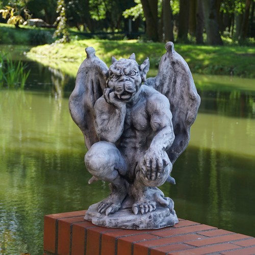 Statua pietra guardiano - statua,