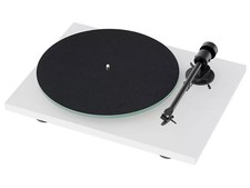 PRO JECT T1 EVO PHONO OM10 SATIN WHITE GIRADISCHI TRAZIONE A CINGHIA GARANZIA UF