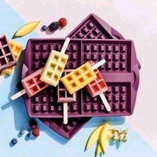 TUPPERWARE NUOVO STAMPO IN SILICONE WAFFEL COLORE VIOLA! OFFERTA