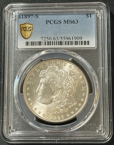 1897 1 morgan silver - us,