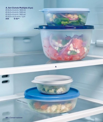 Ciotole multiple tupperware - ciotole,