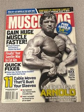 MUSCLEMAG bodybuilding muscle magazine ARNOLD SCHWARZENEGGER 1-11