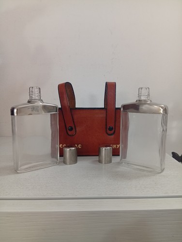 Set fiaschette vetro - fiaschette, con