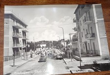 Cartolina mondragone Caserta viale Europa Bis Animata Auto D Epoca Anni 50