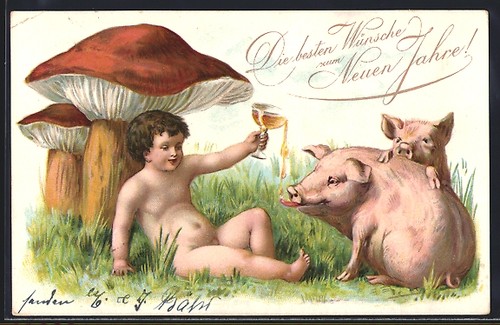 Cartolina uomo nudo - cartolina,