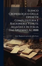 Elenco Cronologico Delle Opere